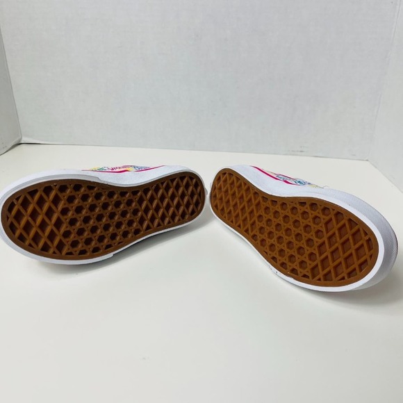 Vans Kids Authentic Elastic Rainbow Sneaker 10.5K - Picture 12 of 12